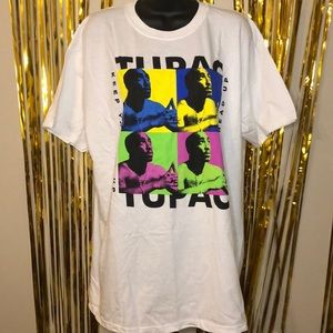 NWT Tupac Pop Art Graphic Tee